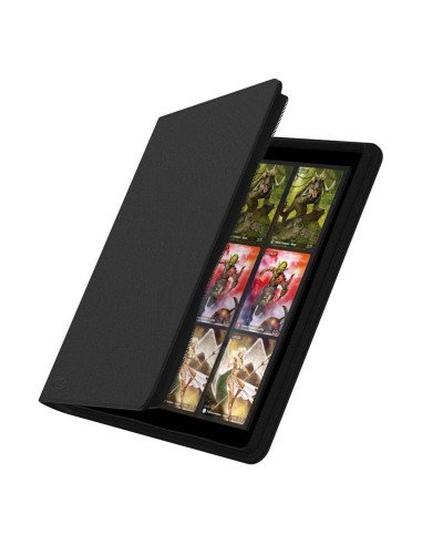 Utlimate Guard Zipfolio 480 - 24 pochettes Noir - Accessoires Cartes - visuel entre-ouvert