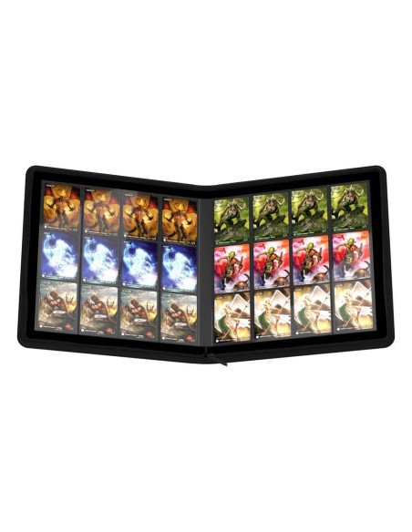 Utlimate Guard Zipfolio 480 - 24 pochettes Noir - Accessoires Cartes - visuel ouvert