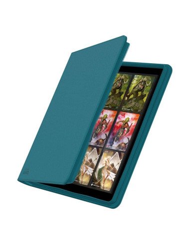 Utlimate Guard Zipfolio 480 - 24 pochettes Bleu Pétrole - Accessoires - visuel entre-ouvert