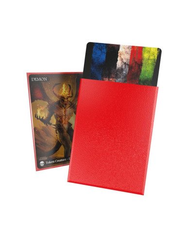 Ultimate Guard 100 Cortex Sleeves Standard Rouge Mat - Accessoires - visuel de la sleeve