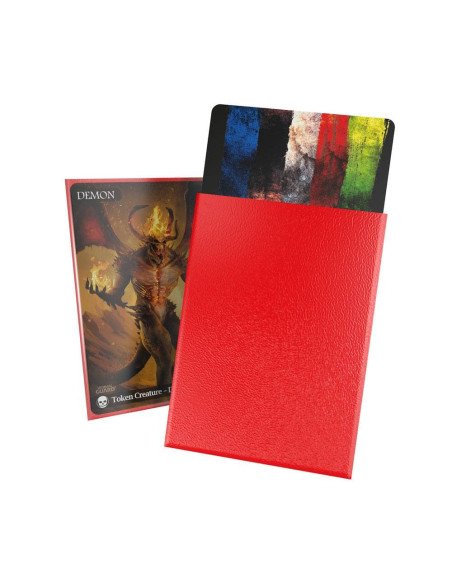 Ultimate Guard 100 Cortex Sleeves Standard Rouge Mat - Accessoires - visuel de la sleeve