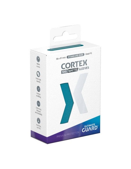 Ultimate Guard 100 Cortex Sleeves Standard Bleu Pétrole Mat - Accessoires - visuel de la boîte