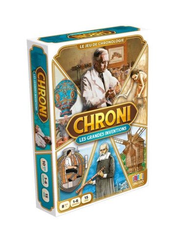 Chroni 2023 : Les grandes inventions - Jeux de société - Jeux Familiaux - visuel de la boîte