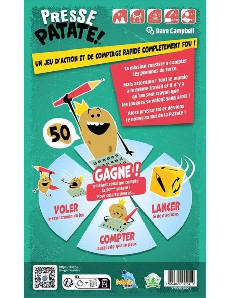 Presse patate - Jeux de société - Rapidité - Règles - Rire