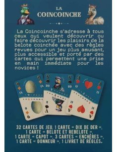 La coincoinche, jeu de pli, belotte, coinché, boite, canard 2