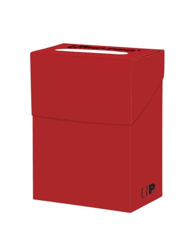 Deck Box 75 cartes Rouge Ultrapro - visuel de boîte de rangement de cartes