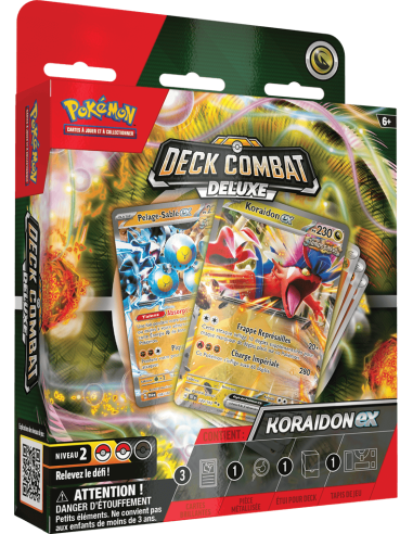 Pokémon : Deck de Combat Deluxe Koraidon Ex - Jeux de Cartes à Collectionner