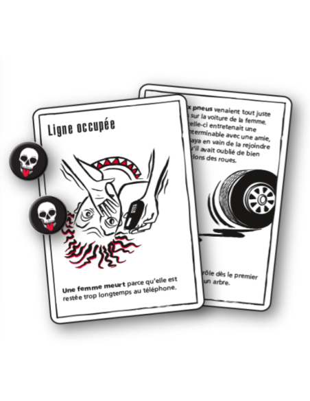 Black Stories - Jeux de société - Jeux d'Enquêtes - visuel des cartes Black Stories - Jeux de société - Jeux d'Enquêtes - visuel des cartes