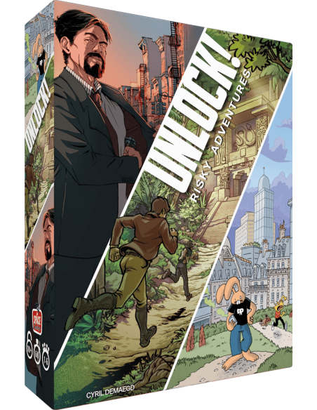 Unlock! Risky Adventures - Jeux de société - Jeux d'Enquêtes - visuel de la boîte Unlock! Risky Adventures - Jeux de société - Jeux d'Enquêtes - visuel de la boîte