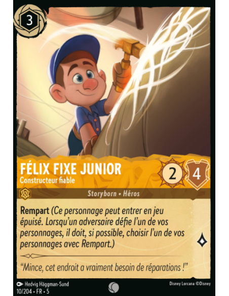 S5 - 010/204 - Felix Fix Jr. - Constructeur fiable