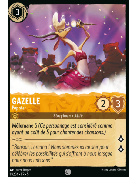S5 - 011/204 - Gazelle – Pop Star