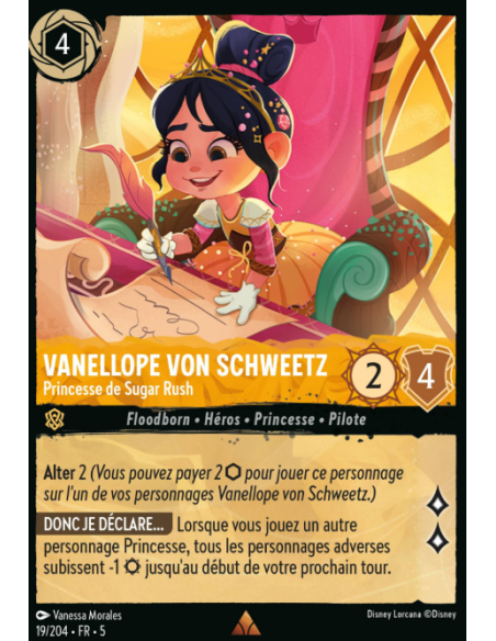 S5 - 019/204 - Vanellope Von Schweetz – Princesse de Sugar Rush