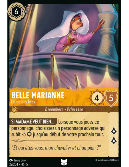 S5 - 022/204 - Belle Marianne – Dame des lices