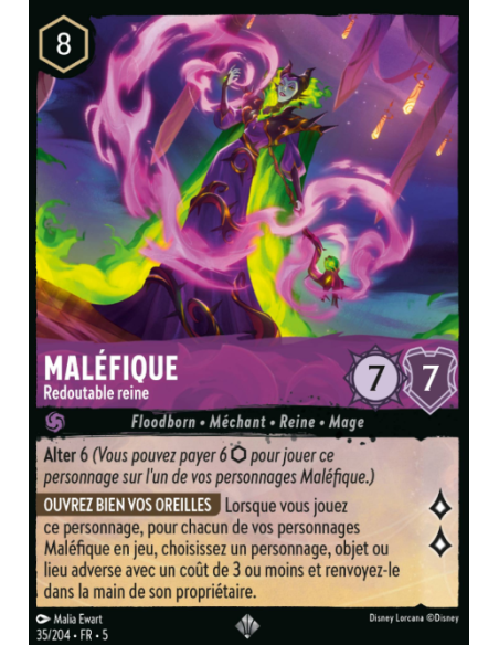 S5 - 035/204 - Maléfique – Redoutable reine