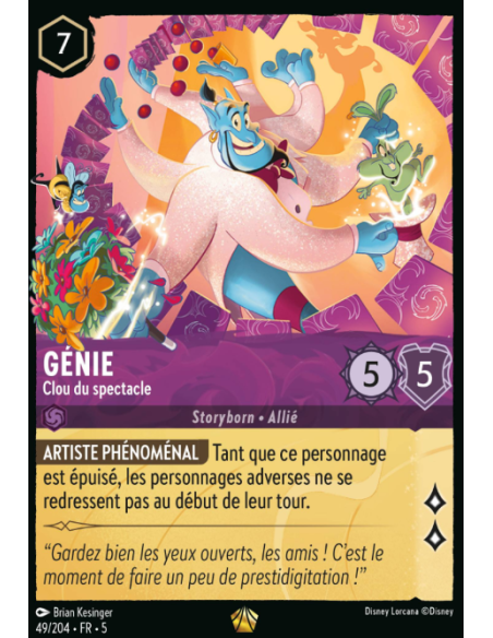 S5 - 049/204 - Le Génie – Clou du spectacle