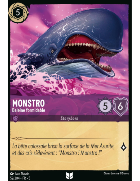 S5 - 052/204 - Monstro – Baleine formidable