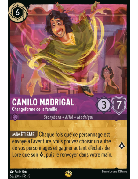 S5 - 058/204 - Camilo Madrigal – Changeforme de la famille