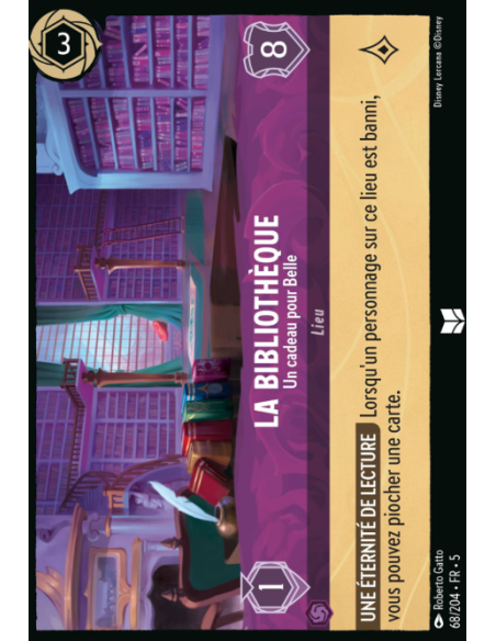 S5 - 068/204 - La bibliothèque – Un cadeau pour Belle