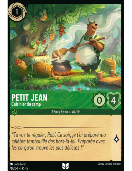 S5 - 071/204 - Petit Jean – Cuisinier du camp