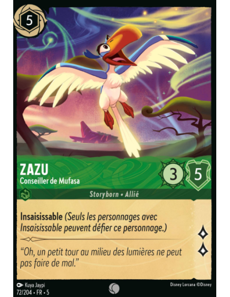 S5 - 072/204 - Zazou – Consiller de Mufasa