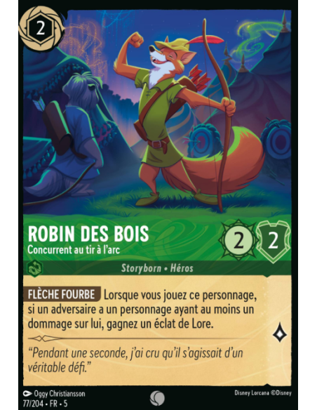 S5 - 077/204 - Robin des bois – Concurrent au tir à l’arc
