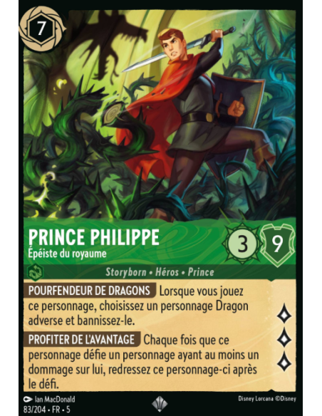 S5 - 083/204 - Prince Philippe – Epeiste du royaume