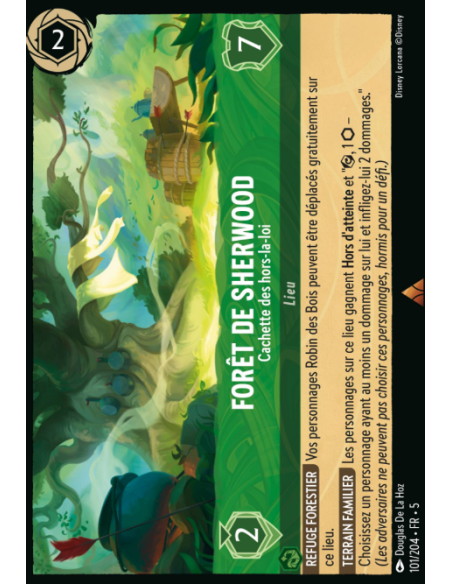 S5 - 101/204 - Forêt de Sherwood – Cachette des hors-la-loi