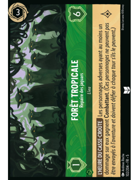 S5 - 102/204 - Forêt Tropicale – Repère des jaguars