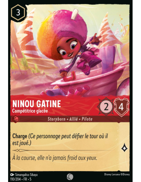 S5 - 110/204 - Ninou Gatine – Compétitrice glacée