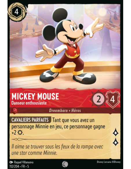 S5 - 112/204 - Mickey Mouse – Danseur enthousiaste