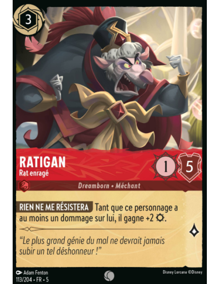 S5 - 113/204 - Ratigan – Rat enragé