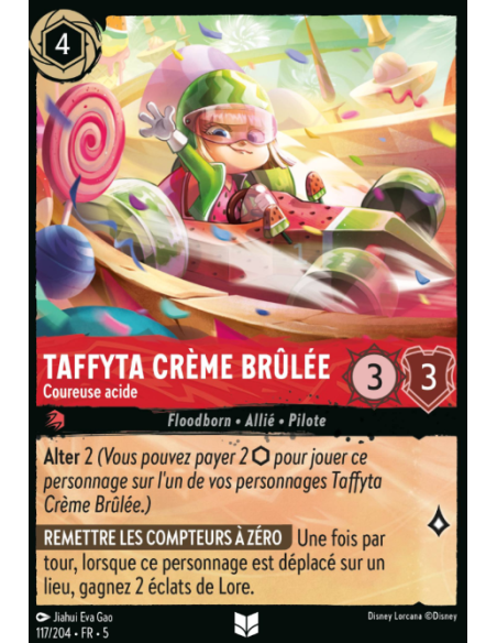 S5 - 117/204 - Taffyta Crème Brûlée – Coureuse acide