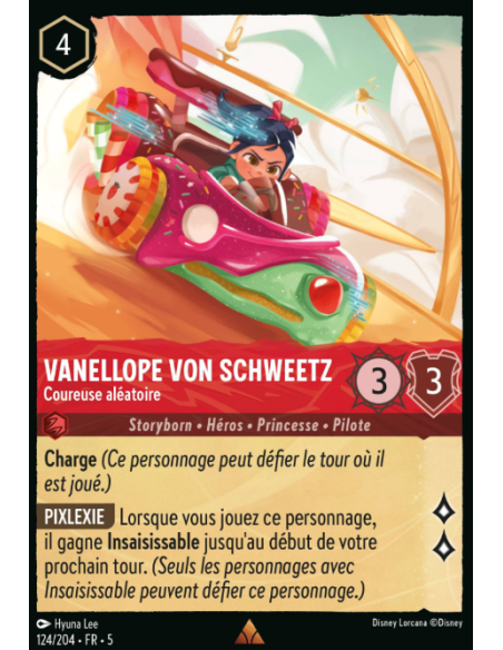 S5 - 124/204 - Vanellope Von Schweetz – Coureuse aléatoire