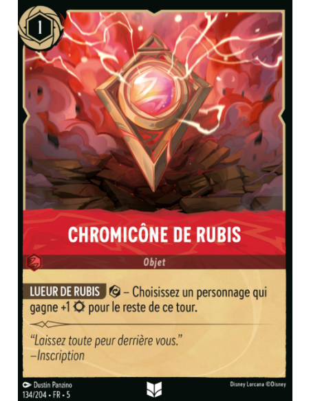 S5 - 134/204 - Chromicône de Rubis