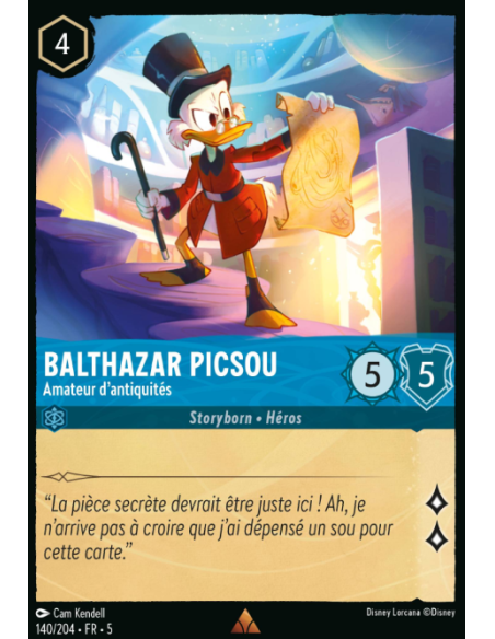 S5 - 140/204 - Balthazar Picsou – Amateur d’antiquités