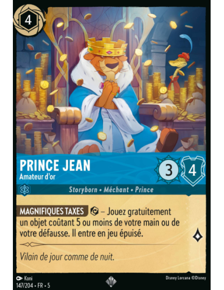 S5 - 147/204 - Prince John – Amateur d’or