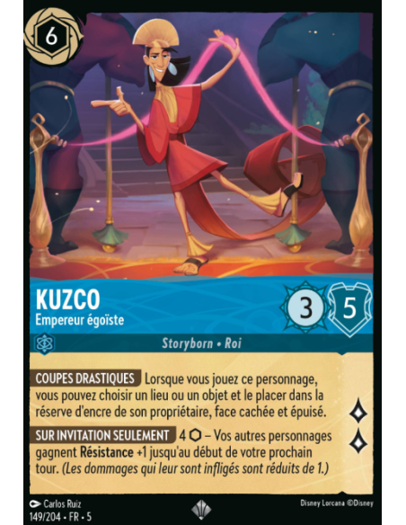 S5 - 149/204 - Kuzko – Empereur égoïste