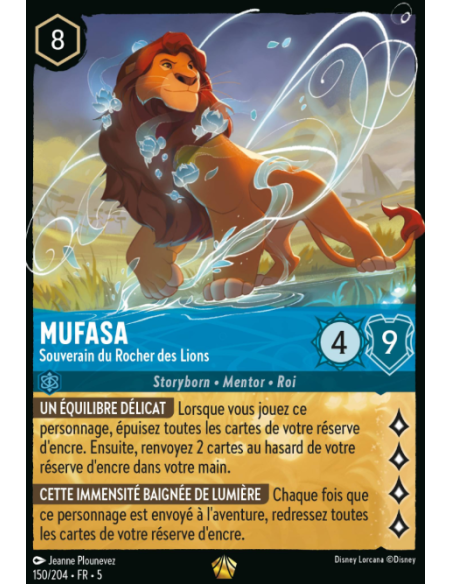 S5 - 150/204 - Mufasa Souverain du Rocher des Lions