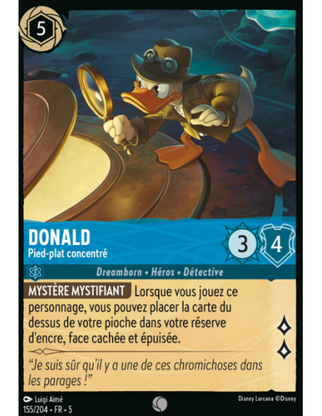 S5 - 155/204 - Donald – Pied-plat concentré