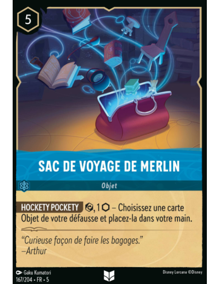 S5 - 167/204 - Sac de voyage de Merlin