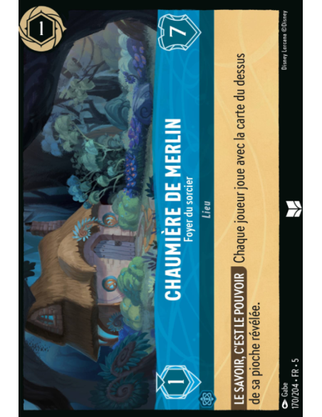 S5 - 170/204 - Chaumière de Merlin – Foyer du sorcier
