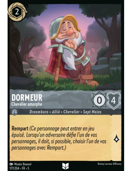 S5 - 177/204 - Dormeur – Chevalier amorphe