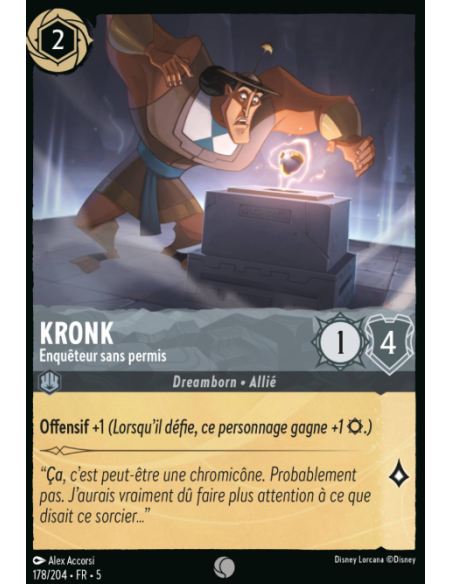 S5 - 178/204 - Kronk – Enquêteur sans permis