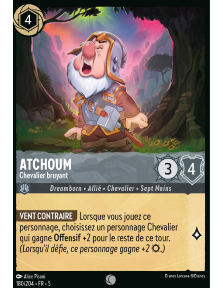 S5 - 180/204 - Atchoum – Chevalier bruyant