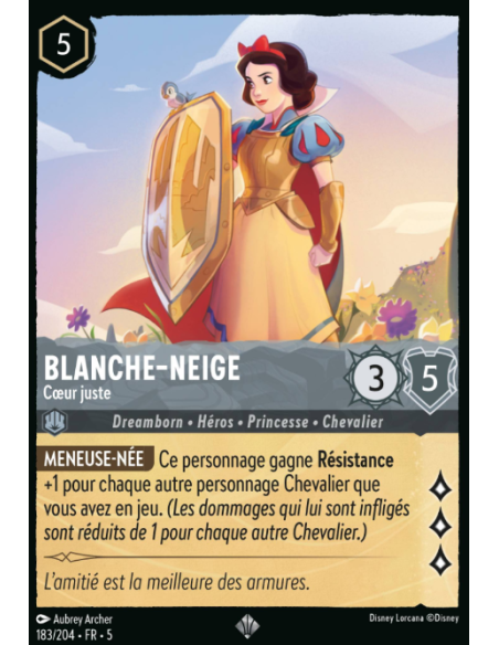 S5 - 183/204 - Blanche Neige – Coeur juste