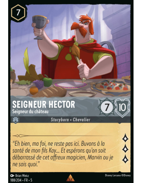 S5 - 188/204 - Seigneur Hector – Seigneur du château