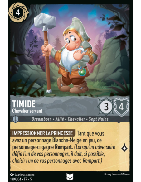 S5 - 189/204 - Timide – Chevalier servant