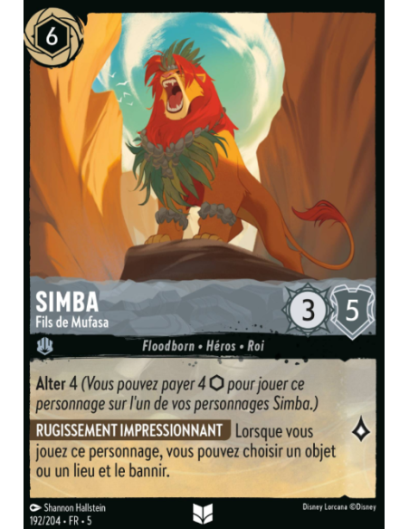 S5 - 192/204 - Simba – Fils de Mufasa