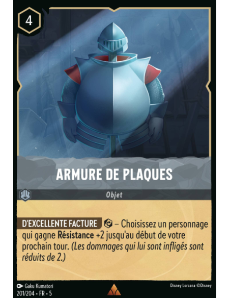 S5 - 201/204 - Armure de plaques
