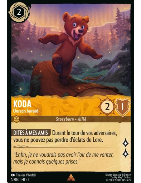 S5 - 001/204 - Koda – Ourson bavard